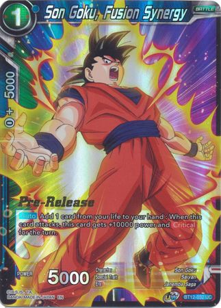 Son Goku, Fusion Synergy (BT12-032) [Vicious Rejuvenation Prerelease Promos] | Pegasus Games WI