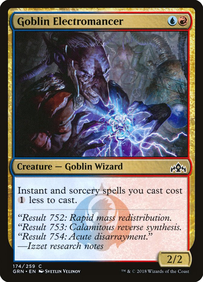 Goblin Electromancer [Guilds of Ravnica] | Pegasus Games WI