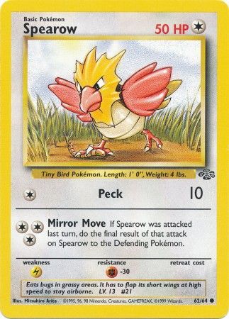 Spearow (62/64) [Jungle Unlimited] | Pegasus Games WI