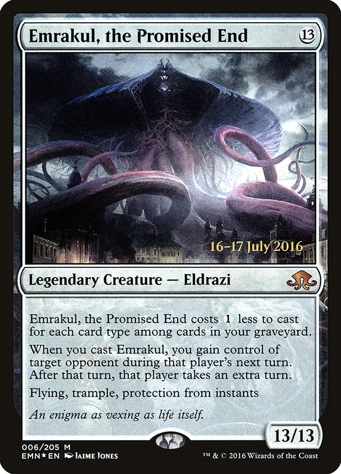 Emrakul, the Promised End [Eldritch Moon Prerelease Promos] | Pegasus Games WI