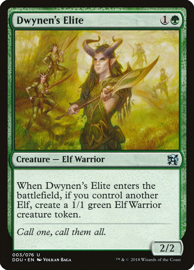 Dwynen's Elite [Duel Decks: Elves vs. Inventors] | Pegasus Games WI