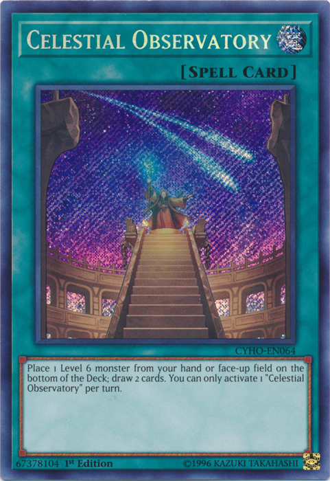 Celestial Observatory [CYHO-EN064] Secret Rare | Pegasus Games WI