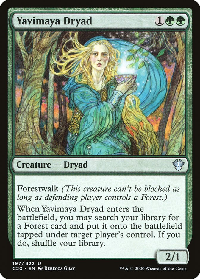 Yavimaya Dryad [Commander 2020] | Pegasus Games WI