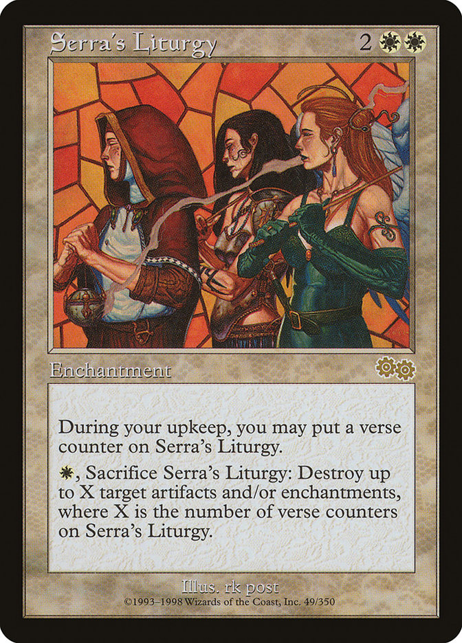 Serra's Liturgy [Urza's Saga] | Pegasus Games WI