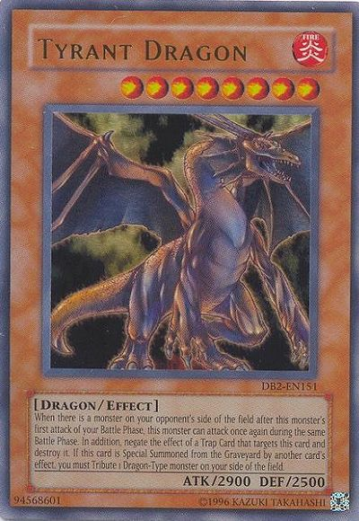 Tyrant Dragon [DB2-EN151] Ultra Rare | Pegasus Games WI