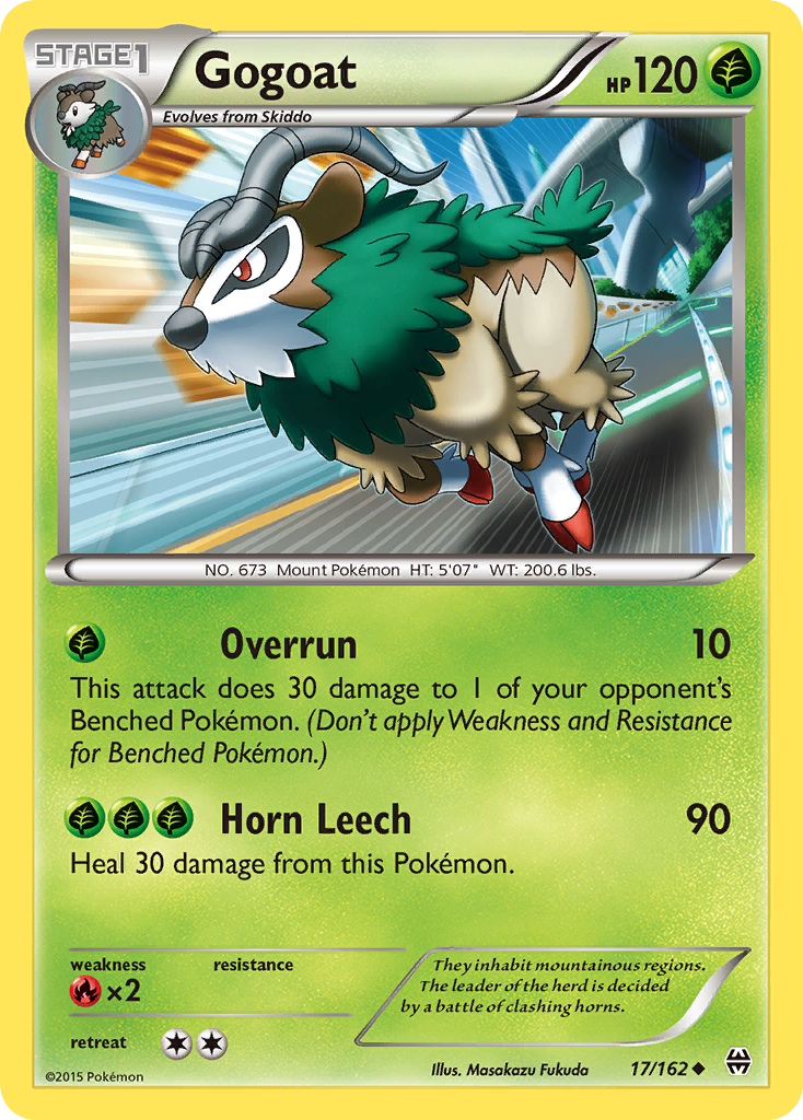 Gogoat (17/162) [XY: BREAKthrough] | Pegasus Games WI