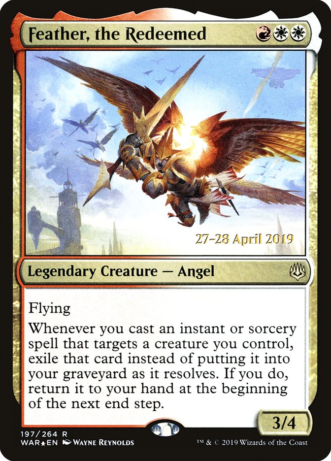 Feather, the Redeemed [War of the Spark Prerelease Promos] | Pegasus Games WI
