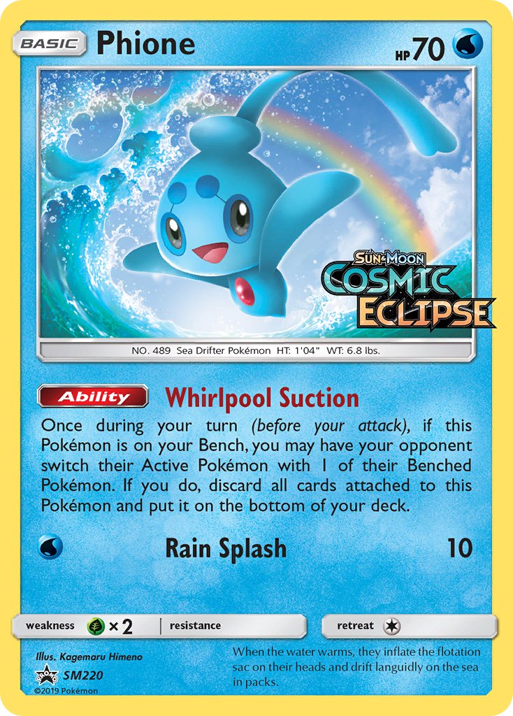 Phione (SM220) [Sun & Moon: Black Star Promos] | Pegasus Games WI