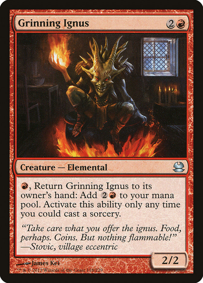 Grinning Ignus [Modern Masters] | Pegasus Games WI