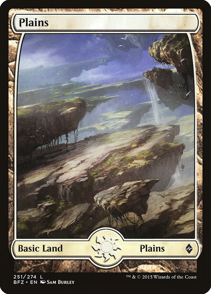 Plains (251) (Full Art) [Battle for Zendikar] | Pegasus Games WI