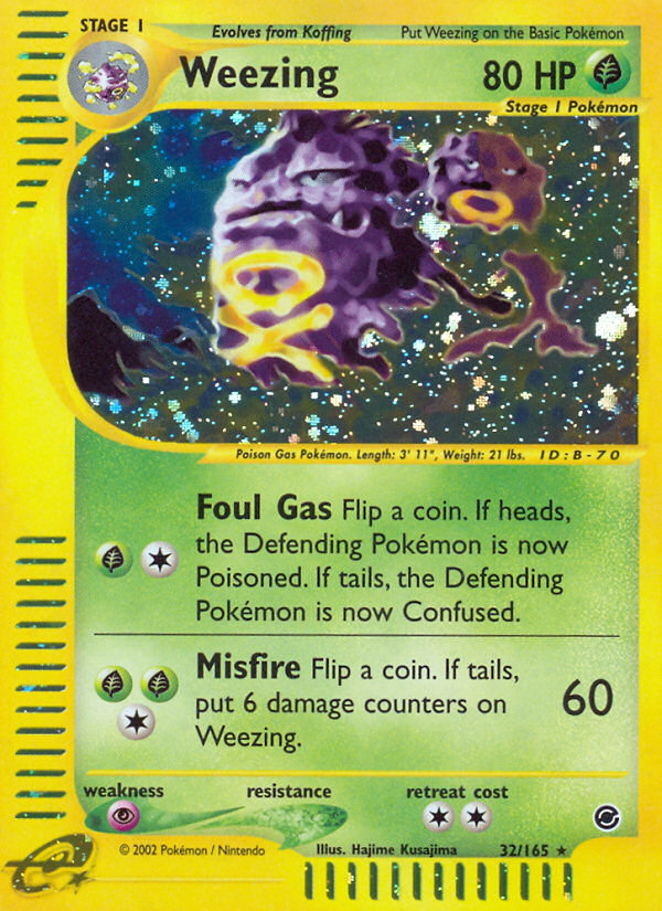Weezing (32/165) [Expedition: Base Set] | Pegasus Games WI