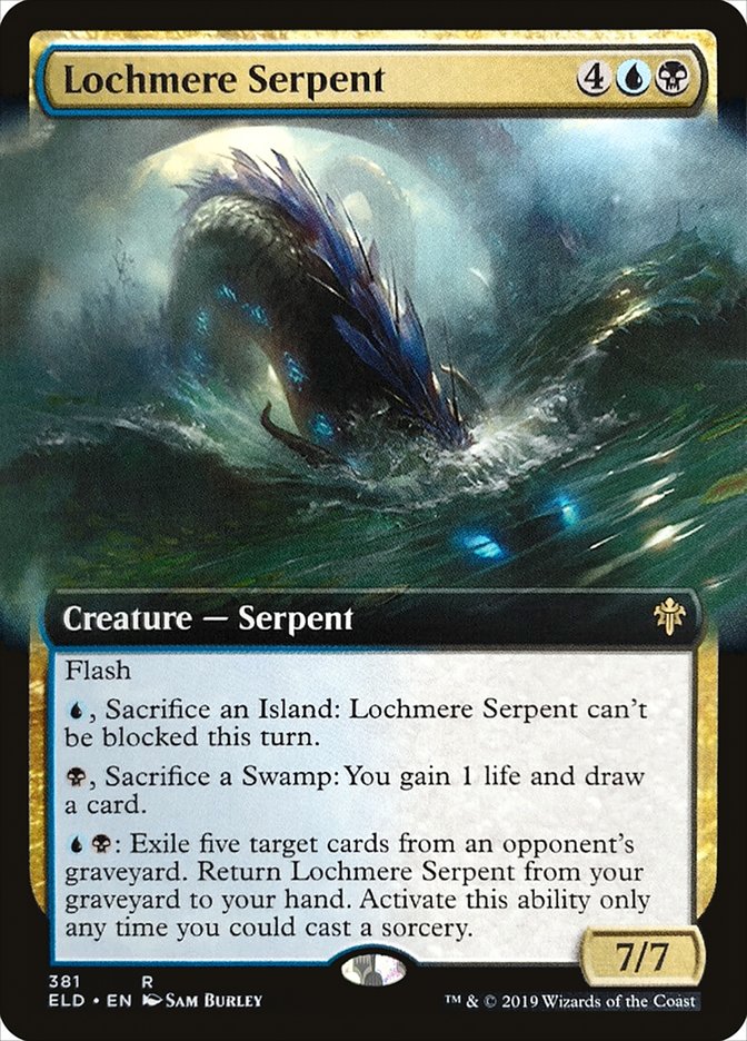 Lochmere Serpent (Extended Art) [Throne of Eldraine] | Pegasus Games WI