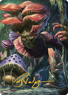 Myconid Spore Tender Art Card (Gold-Stamped Signature) [Commander Legends: Battle for Baldur's Gate Art Series] | Pegasus Games WI