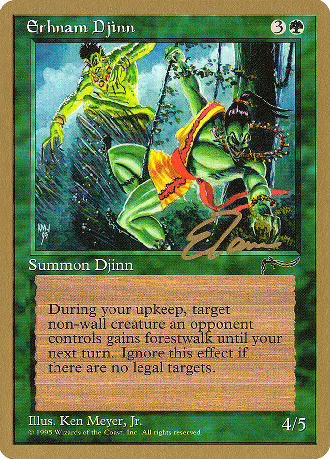 Erhnam Djinn (Eric Tam) [Pro Tour Collector Set] | Pegasus Games WI