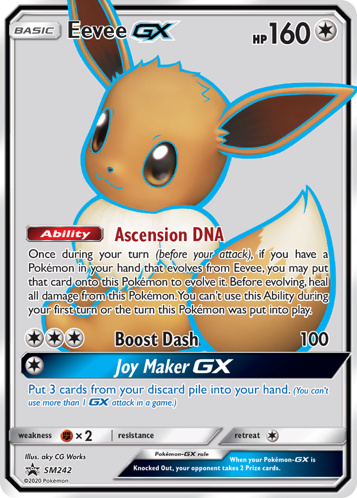 Eevee GX (SM242) [Sun & Moon: Black Star Promos] | Pegasus Games WI