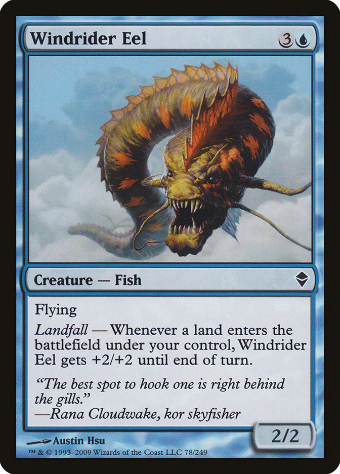 Windrider Eel [Zendikar] | Pegasus Games WI