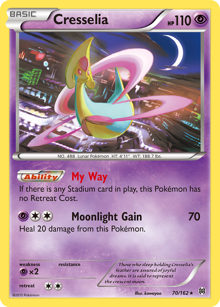 Cresselia (70/162) [XY: BREAKthrough] | Pegasus Games WI
