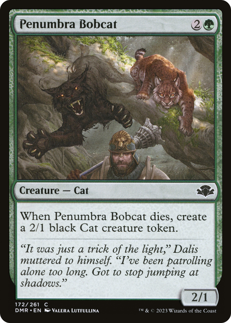 Penumbra Bobcat [Dominaria Remastered] | Pegasus Games WI