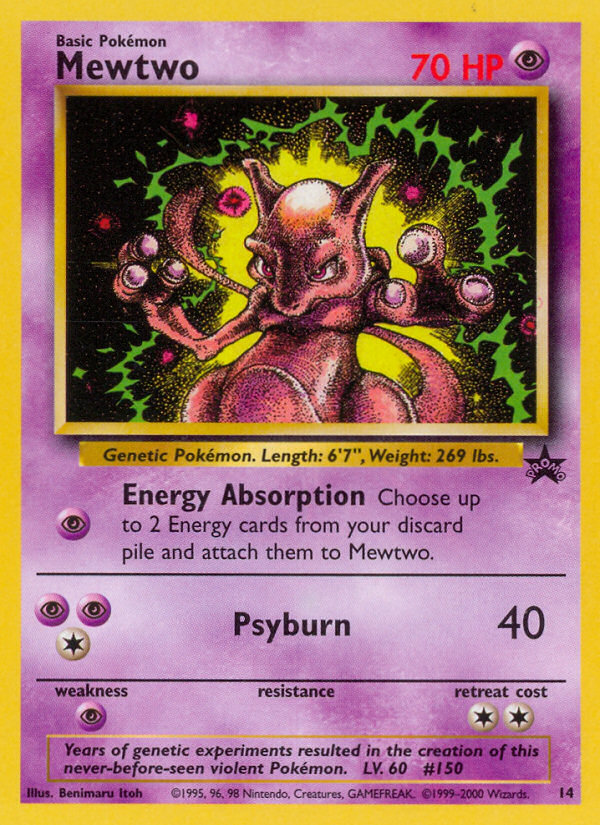 Mewtwo (14) [Wizards of the Coast: Black Star Promos] | Pegasus Games WI
