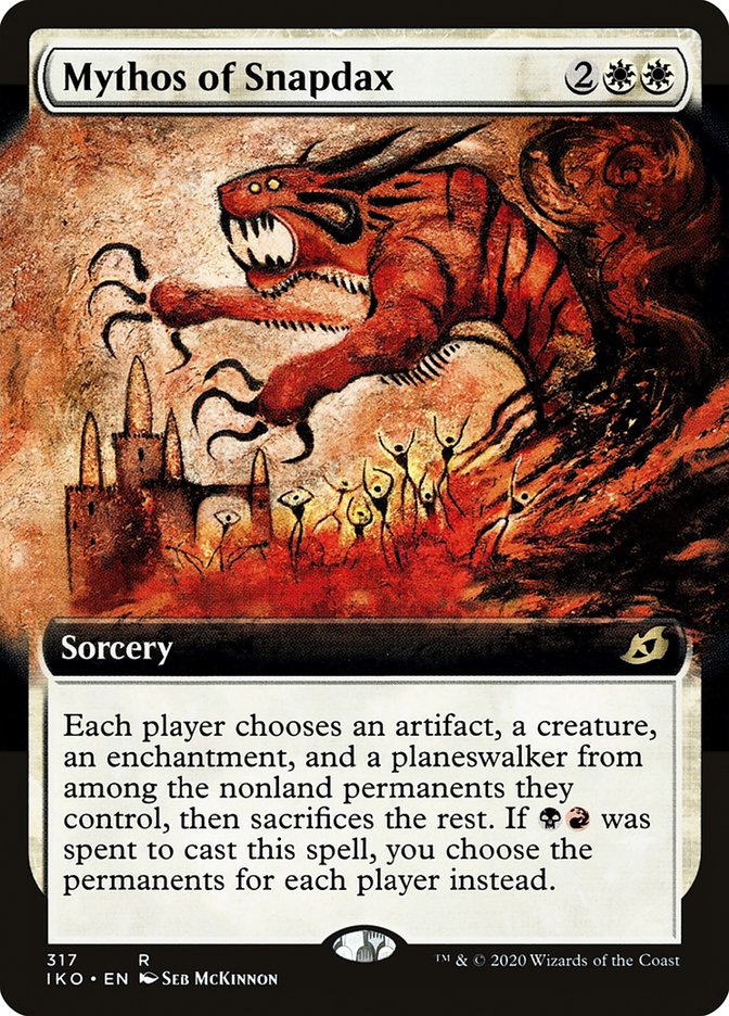 Mythos of Snapdax (Extended Art) [Ikoria: Lair of Behemoths] | Pegasus Games WI