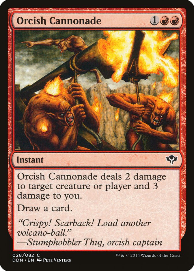 Orcish Cannonade [Duel Decks: Speed vs. Cunning] | Pegasus Games WI
