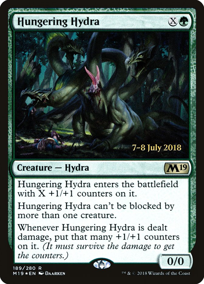 Hungering Hydra [Core Set 2019 Prerelease Promos] | Pegasus Games WI