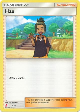 Hau (19/30) [Sun & Moon: Trainer Kit - Lycanroc] | Pegasus Games WI