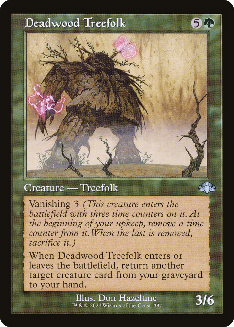 Deadwood Treefolk (Retro) [Dominaria Remastered] | Pegasus Games WI