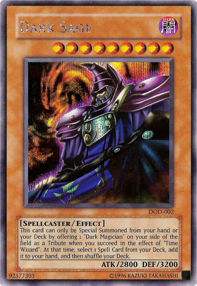 Dark Sage [DOD-002] Prismatic Secret Rare | Pegasus Games WI