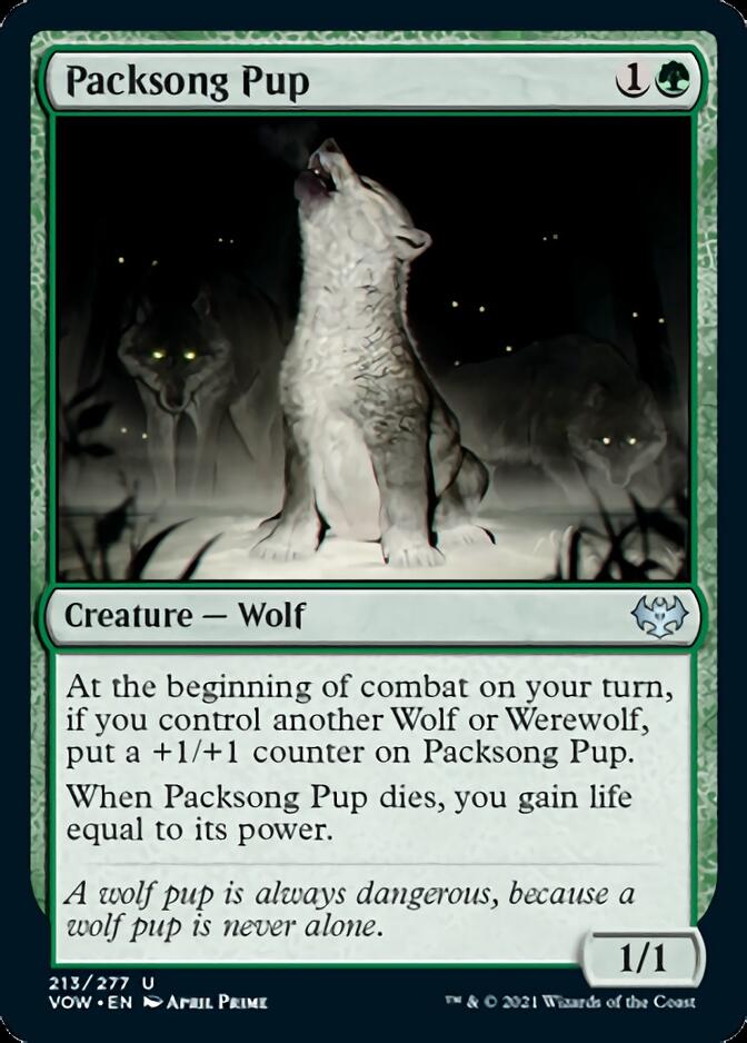 Packsong Pup [Innistrad: Crimson Vow] | Pegasus Games WI
