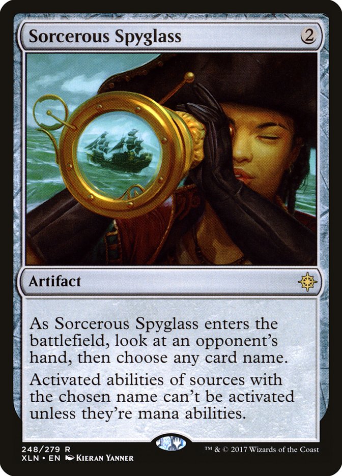 Sorcerous Spyglass [Ixalan] | Pegasus Games WI