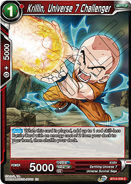 Krillin, Universe 7 Challenger (BT14-009) [Cross Spirits] | Pegasus Games WI