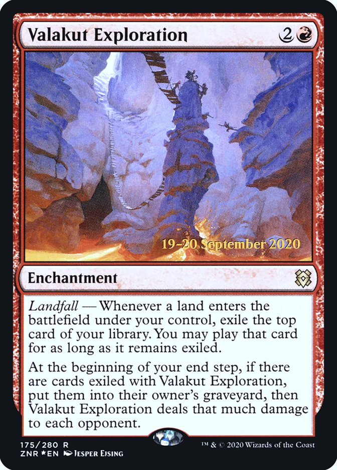 Valakut Exploration [Zendikar Rising Prerelease Promos] | Pegasus Games WI
