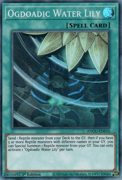 Ogdoadic Water Lily (Super Rare) [ANGU-EN010] Super Rare | Pegasus Games WI