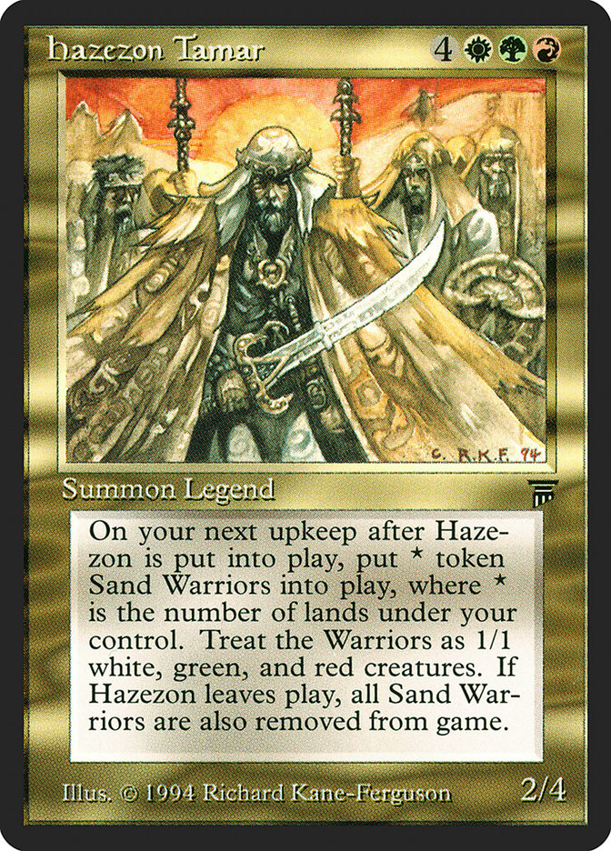 Hazezon Tamar [Legends] | Pegasus Games WI