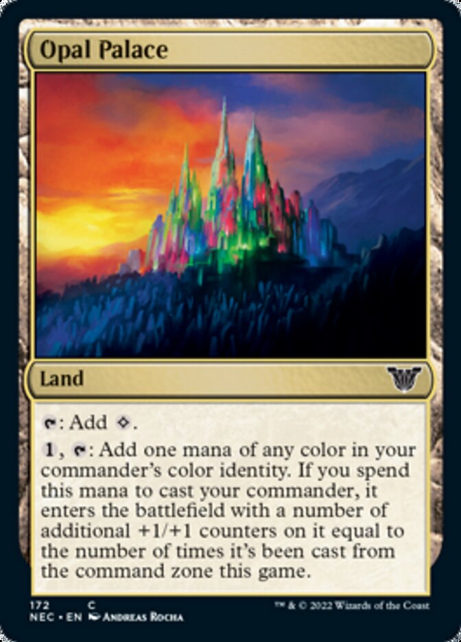Opal Palace [Kamigawa: Neon Dynasty Commander] | Pegasus Games WI