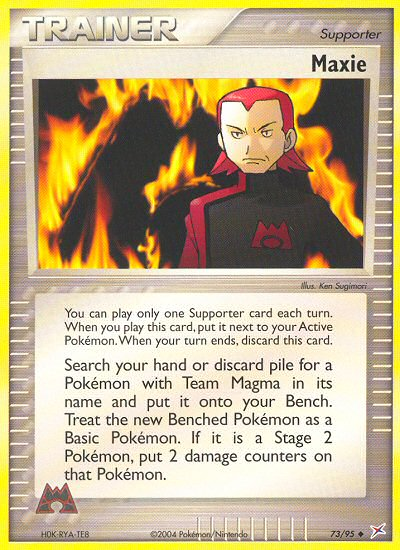 Maxie (73/95) [EX: Team Magma vs Team Aqua] | Pegasus Games WI