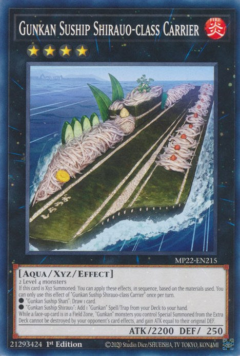 Gunkan Suship Shirauo-class Carrier [MP22-EN215] Common | Pegasus Games WI