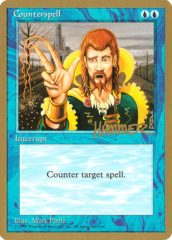 Counterspell (Shawn "Hammer" Regnier) [Pro Tour Collector Set] | Pegasus Games WI