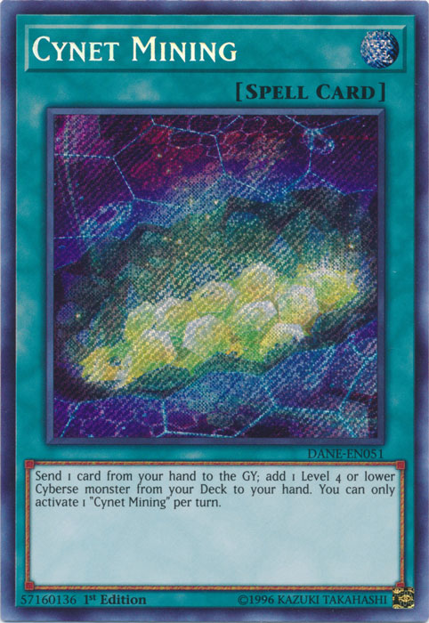 Cynet Mining [DANE-EN051] Secret Rare | Pegasus Games WI