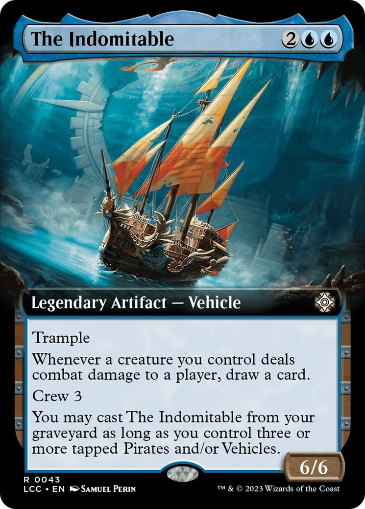 The Indomitable (Extended Art) [The Lost Caverns of Ixalan Commander] | Pegasus Games WI