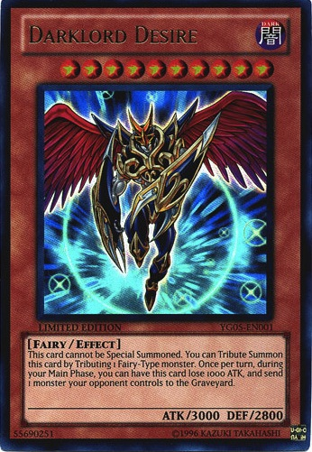 Darklord Desire [YG05-EN001] Ultra Rare | Pegasus Games WI