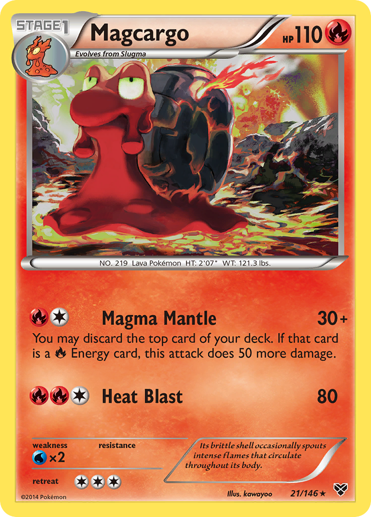 Magcargo (21/146) [XY: Base Set] | Pegasus Games WI