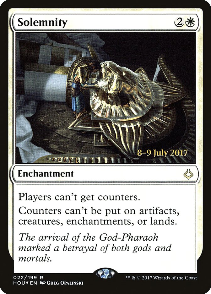 Solemnity [Hour of Devastation Prerelease Promos] | Pegasus Games WI