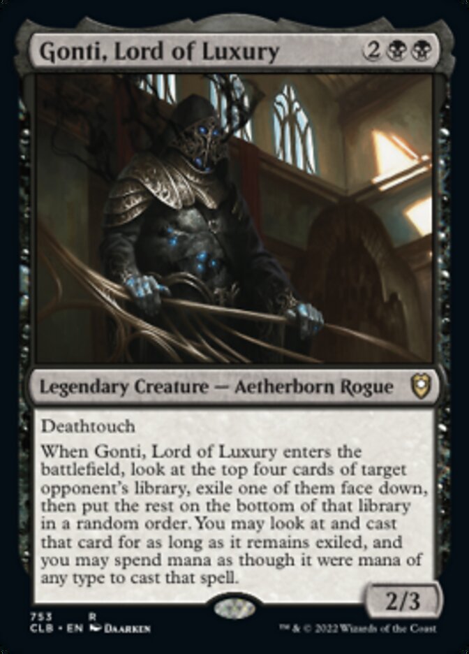 Gonti, Lord of Luxury [Commander Legends: Battle for Baldur's Gate] | Pegasus Games WI