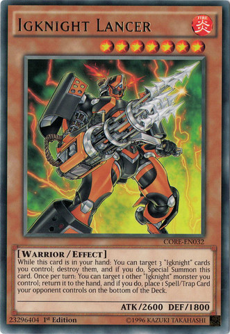 Igknight Lancer [CORE-EN032] Rare | Pegasus Games WI