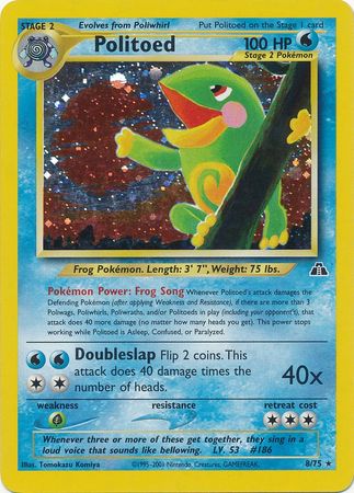 Politoed (8/75) [Neo Discovery Unlimited] | Pegasus Games WI