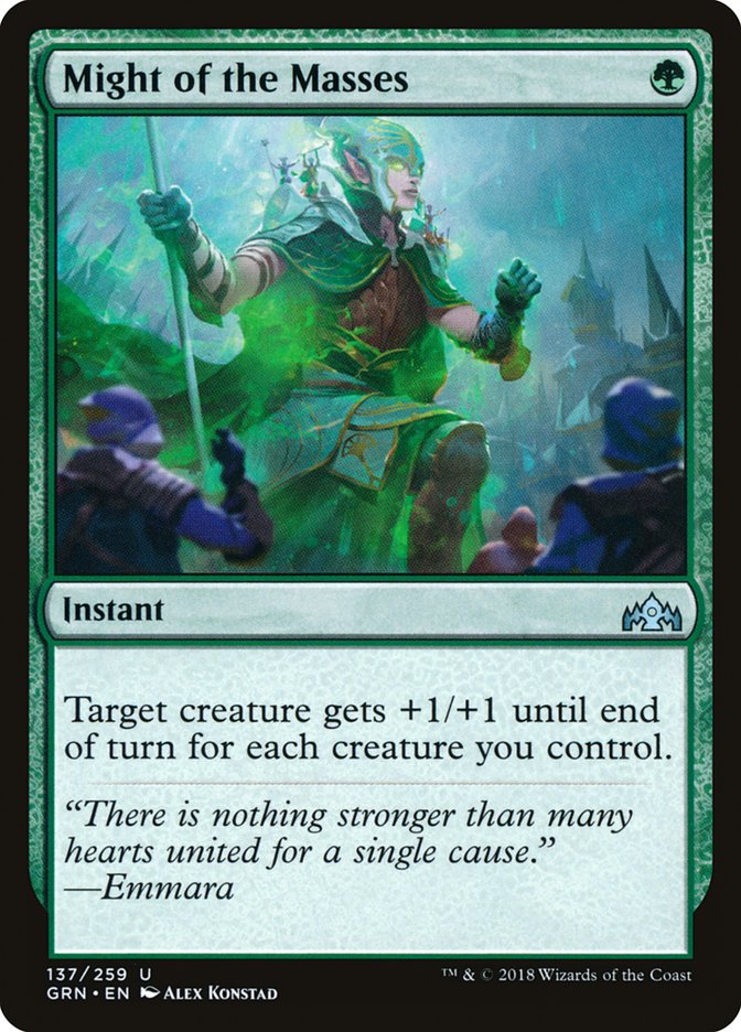Might of the Masses [Guilds of Ravnica] | Pegasus Games WI
