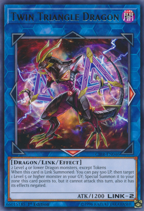 Twin Triangle Dragon [CIBR-EN046] Rare | Pegasus Games WI
