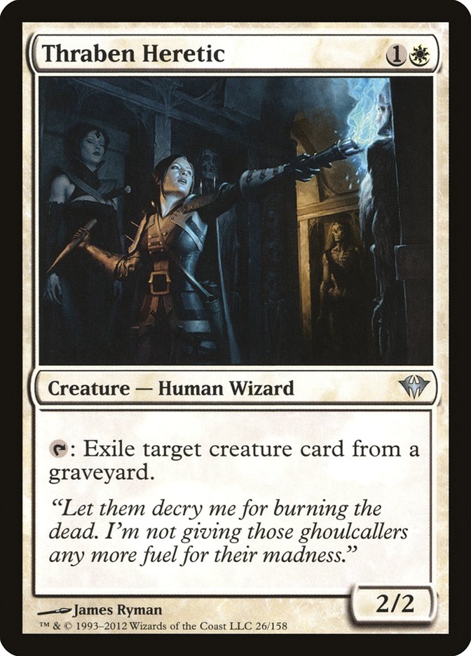 Thraben Heretic [Dark Ascension] | Pegasus Games WI